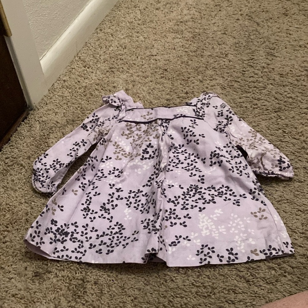 Baby gap lavender floral, Floral Long Sleeve Baby Dress